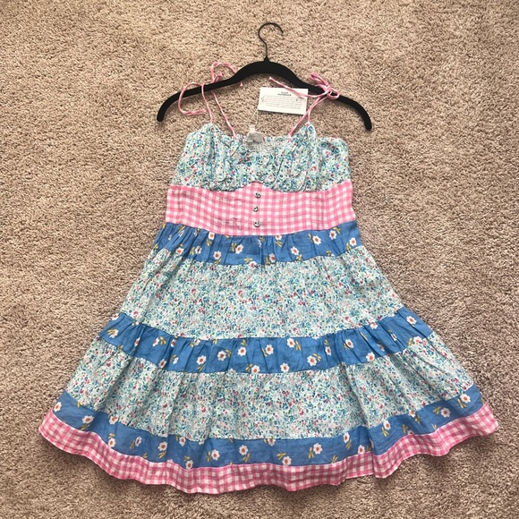 PLACE NATIONALE SAINT ROSE BABYDOLL DRESS - Picture 3 of 6